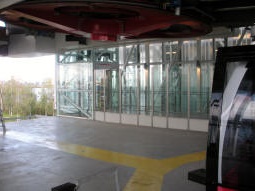 Looking across to the exit lift from the boarding side of the platform