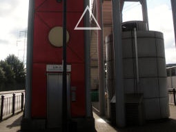 The lift from Victoria Dock Road