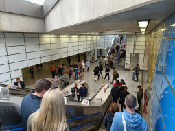 Coming down from one of the Underground entrances