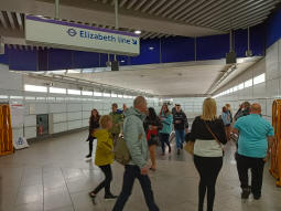 Access to the Elizabeth line from the Underground ticket hall