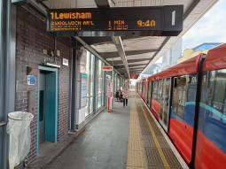 Eastbound platform