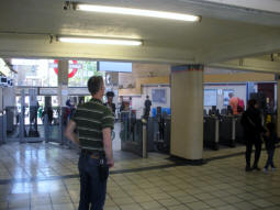 The ticket hall from the compulsory-ticket side of the barriers