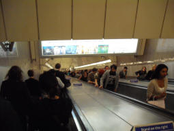 Looking down the longest escalator in western Europe (June 2009)