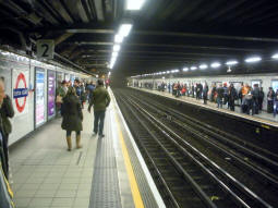Looking along the eastbound platform