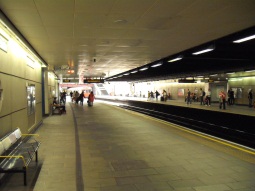 The platforms, taken from the westbound platform