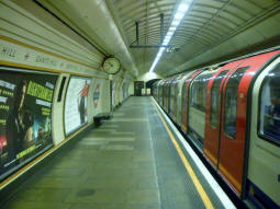 Looking along the eastbound platform