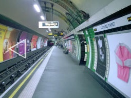 Southbound platform