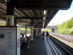 Eastbound platform