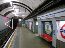 Victoria line southbound platform
