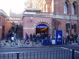 New entrance in St. Pancras station (December 2008)