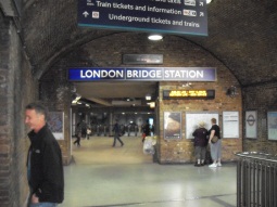 Entrance under national rail station - previously pictured entrances are through to the left