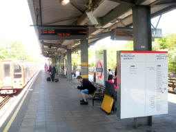 Westbound platform