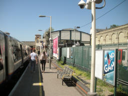 National Rail southbound platform